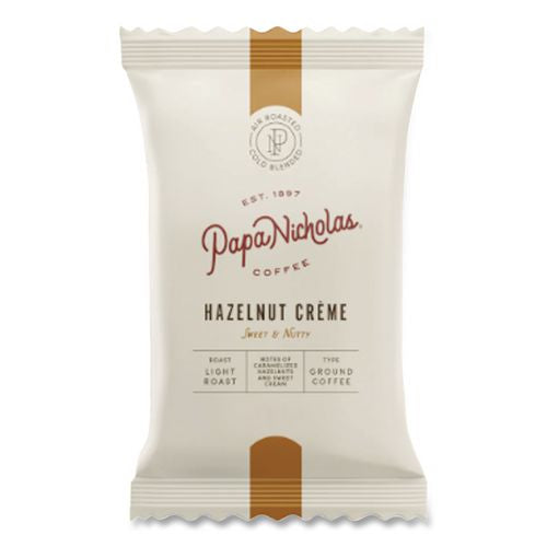 Image of PapaNicholas® Coffee 25187 Premium Coffee, Hazelnut Creme, 18/carton