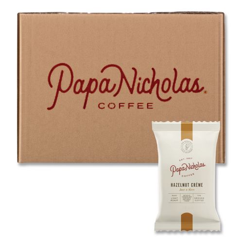 Image of PapaNicholas® Coffee 25187 Premium Coffee, Hazelnut Creme, 18/carton