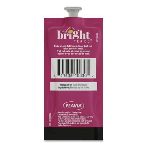 Image of FLAVIA® 48027 The Bright Tea Co. English Breakfast Black Tea Freshpack, 100/Carton