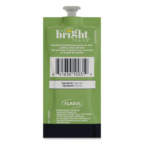 Image of FLAVIA® 48028 The Bright Tea Co. Select Green Tea Freshpack, 100/Carton