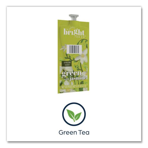 Image of FLAVIA® 48023 The Bright Tea Co. Green with Jasmine Tea Freshpack, 100/Carton