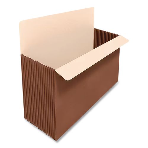 Image of Pendaflex® 45303 Premium Reinforced Expanding File Pockets, 7" Expansion, Legal Size, Red Fiber, 5/box