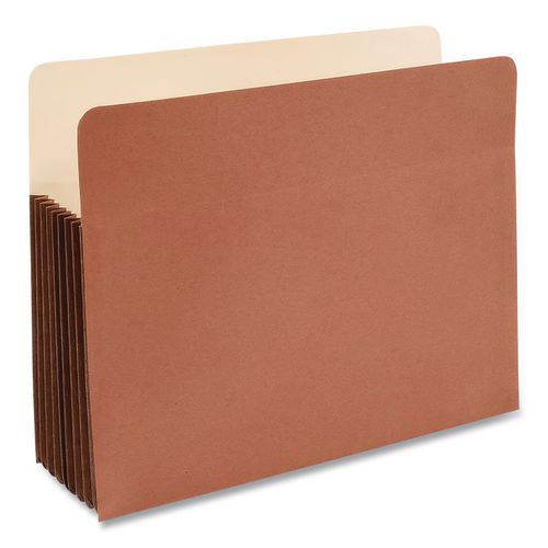 Image of Pendaflex® 45303 Premium Reinforced Expanding File Pockets, 7" Expansion, Legal Size, Red Fiber, 5/box