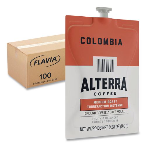 Image of FLAVIA® 48006 Alterra Columbia Coffee Freshpack, 100/Carton
