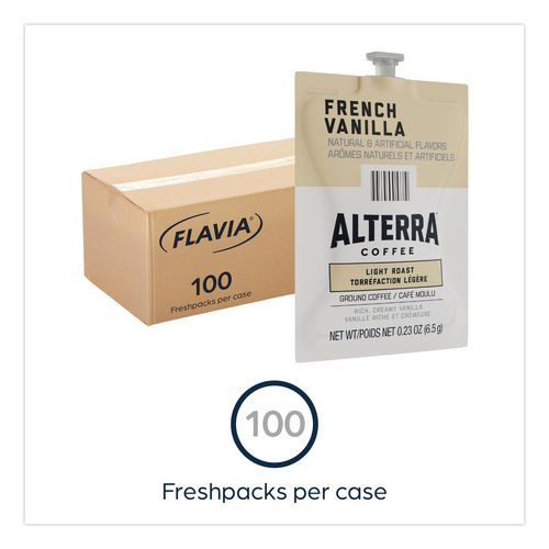 Image of FLAVIA® 48009 Alterra French Vanilla Coffee Freshpack, 100/Carton