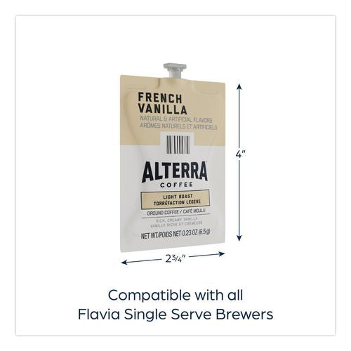 Image of FLAVIA® 48009 Alterra French Vanilla Coffee Freshpack, 100/Carton