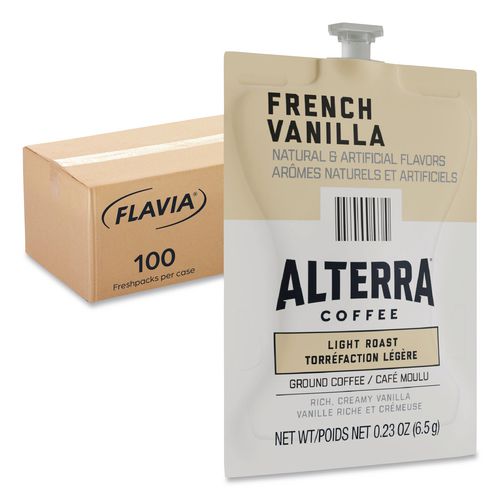 Image of FLAVIA® 48009 Alterra French Vanilla Coffee Freshpack, 100/Carton