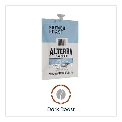 Image of FLAVIA® 48010 Alterra French Roast Coffee Freshpack, 100/Carton