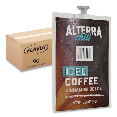 Image of FLAVIA® 48061 Alterra Cinnamon Dolce Iced Coffee Freshpack, 90/Carton
