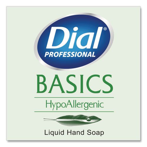 Image of Dial® Professional 1700035488 Basics Hypoallergenic Liquid Hand Soap, Floral, 11 oz, 12/Carton