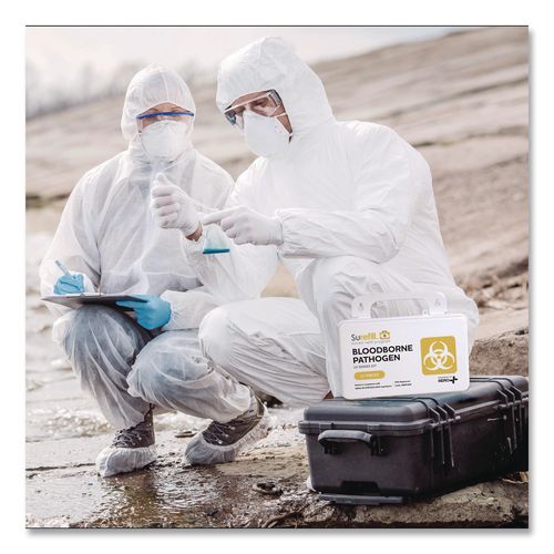 Image of SUREFILL AKBF10W 10 Series Bloodborne Pathogen Kit, 3 x 8.5 x 5.5