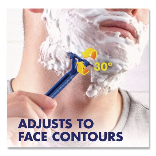 Image of Gillette® 80269942 Sensor2 Disposable Razor, 3 Blades, 1,360/Carton