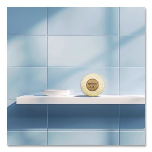 Image of Diversified Hospitality Solutions TPPWBB125 Terra Pure Cleansing Bar, Green Tea Lemongrass, 1.25 oz, 350/Carton