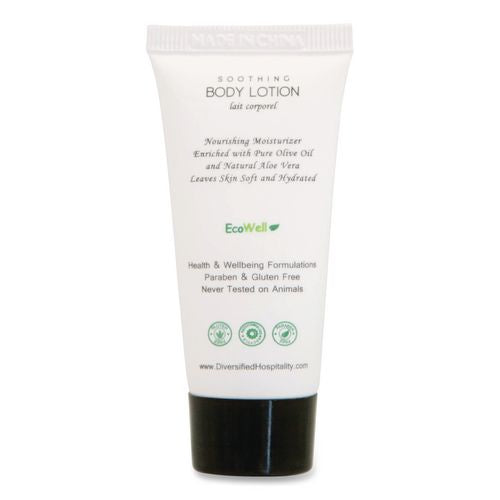 Image of Diversified Hospitality Solutions H2O Therapy Single Use Body Lotion, 0.85 oz Tube, 300/Carton