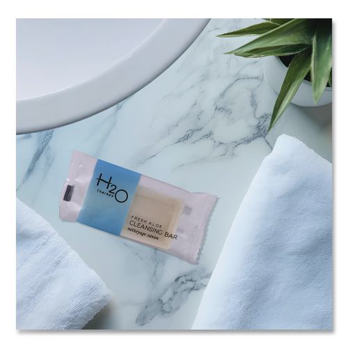 Image of Diversified Hospitality Solutions H2O21CB075 H2O Therapy Soaps, White Tea and Lemongrass Scent, 0.5 oz Bar, 1,000/Carton