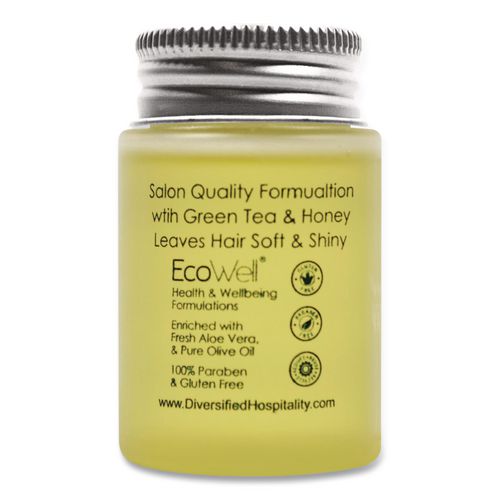 Image of Diversified Hospitality Solutions Terra Pure Shampoo Jam Jar, Green Tea Lemongrass, 1 oz Jar, 300/Carton