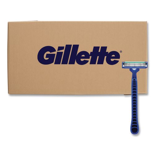 Image of Gillette® 80269942 Sensor2 Disposable Razor, 3 Blades, 1,360/Carton