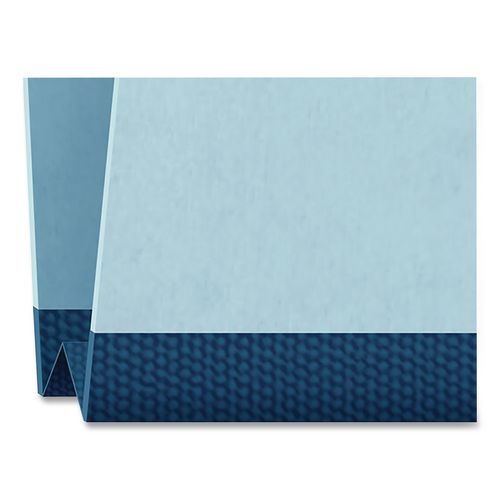 Image of Pendaflex® 9300T 1/3 Pressboard Expanding File Folders, 1/3-Cut Tabs: Assorted, Legal Size, 1" Expansion, Blue, 25/Box