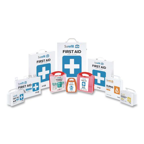 Image of SUREFILL SF100BT Three-Shelf Metal Cabinet 100 Series ANSI 2021 B - Without Meds, 460 Pieces, Metal Case