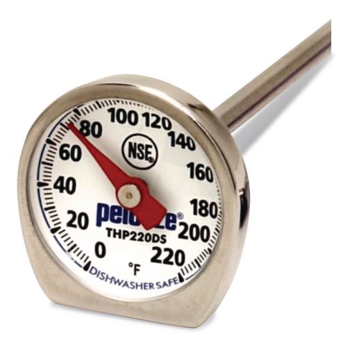 Image of Rubbermaid® Commercial FGTHP220DS Dishwasher-Safe Industrial-Grade Analog Pocket Thermometer, 0f To 220f