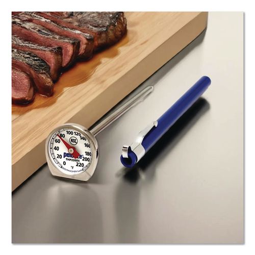 Image of Rubbermaid® Commercial FGTHP220DS Dishwasher-Safe Industrial-Grade Analog Pocket Thermometer, 0f To 220f