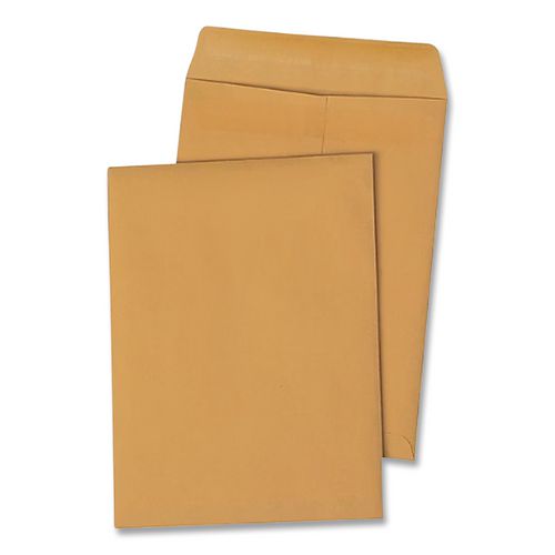 Image of Quality Park QUA43862 Redi-Seal Catalog Envelope, #15, Cheese Blade Flap, Redi-Seal Adhesive Closure, 10 x 15, Brown Kraft, 250/Box