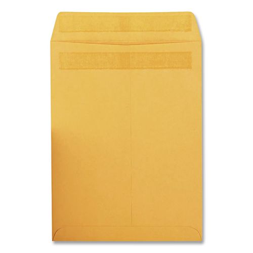 Image of Quality Park QUA43767 Redi-Seal Catalog Envelope, #13 1/2, Cheese Blade Flap, Redi-Seal Adhesive Closure, 10 x 13, Brown Kraft, 100/Box