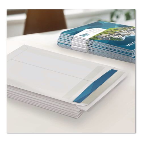 Image of Quality Park QUA43717 Redi-Seal Catalog Envelope, #13 1/2, Cheese Blade Flap, Redi-Seal Adhesive Closure, 10 x 13, White, 100/Box