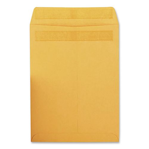 Image of Quality Park QUA43567 Redi-Seal Catalog Envelope, #10 1/2, Cheese Blade Flap, Redi-Seal Adhesive Closure, 9 x 12, Brown Kraft, 100/Box