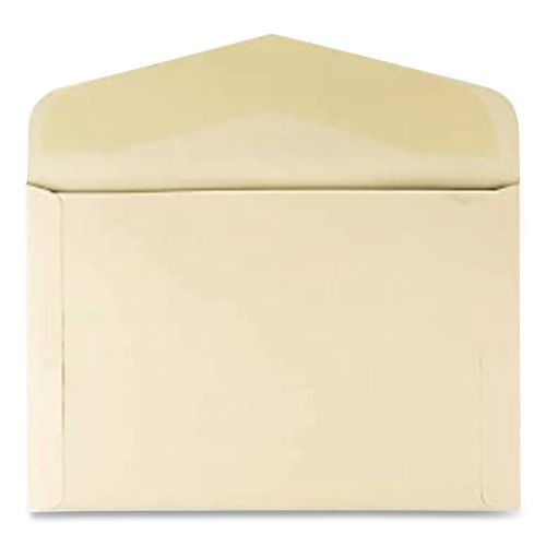 Image of Quality Park QUA54416 Open-Side Booklet Envelope, #15, Hub Flap, Gummed Closure, 10 X 15, Manila, 100/box