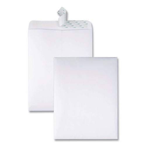 Image of Quality Park Redi-Strip Catalog Envelope, #14 1/2, Cheese Blade Flap, Redi-Strip Adhesive Closure, 11.5 x 14.5, White, 100/Box