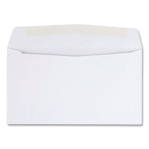Image of Quality Park QUA90070 Business Envelope, #6 3/4, Commercial Flap, Side Seam, Gummed Closure, 24 lb Bond Weight Paper, 3.63 x 6.5, White, 500/Box