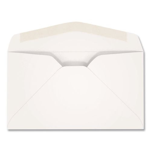 Image of Quality Park QUA90090 Business Envelope, #9, Commercial Flap, Diagonal Seam, Gummed Closure, 24 lb Bond Weight Paper, 3.88 x 8.88, White, 500/Box