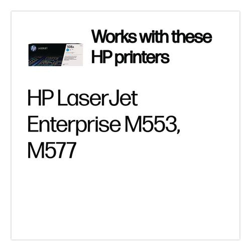 Image of HP CF361A HP 508a, (cf361a) Cyan Original Laserjet Toner Cartridge