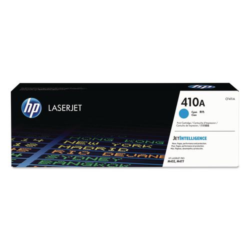Image of HP CF411A HP 410a, (cf411a) Cyan Original Laserjet Toner Cartridge