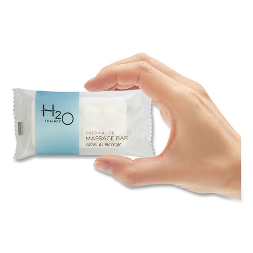 Image of Diversified Hospitality Solutions H2O20MB150 H2O Therapy Soaps, White Tea and Lemongrass Scent, 1.1 oz Bar, 400/Carton