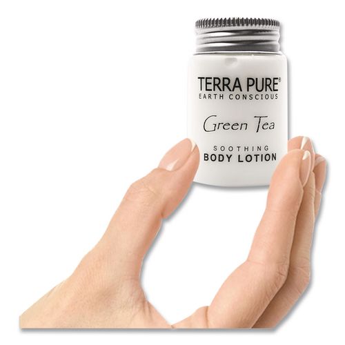 Image of Diversified Hospitality Solutions Terra Pure Body Lotion Jam Jar, 1 oz Jar, 300/Carton
