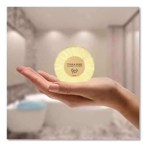 Image of Diversified Hospitality Solutions TPPWBB125 Terra Pure Cleansing Bar, Green Tea Lemongrass, 1.25 oz, 350/Carton