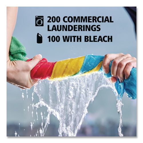 Image of Rubbermaid® Commercial 1820581 Microfiber Cleaning Cloths, 16 x 16, Red, 24/Pack