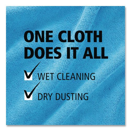 Image of Rubbermaid® Commercial 1820582 Microfiber Cleaning Cloths, 16 X 16, Green, 24/pack