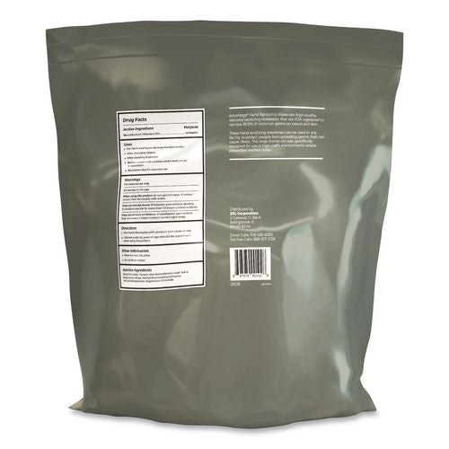 Image of 2XL TXL L36 Gym Wipes Advantage, 1-Ply, 6 x 8, Unscented, White, 900/Roll, 4 Rolls/Carton