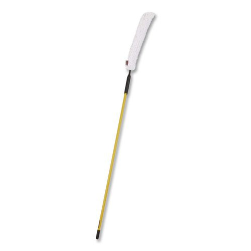 Image of Rubbermaid® Commercial HYGEN FGQ85300WH00 Hygen Quick-Connect Microfiber Dusting Wand Sleeve, White, 6/carton