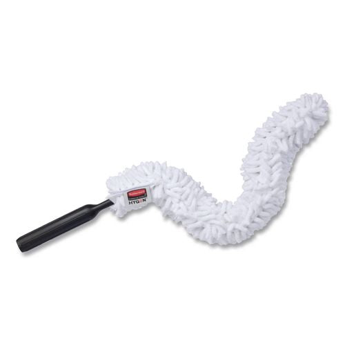 Image of Rubbermaid® Commercial HYGEN FGQ85300WH00 Hygen Quick-Connect Microfiber Dusting Wand Sleeve, White, 6/carton