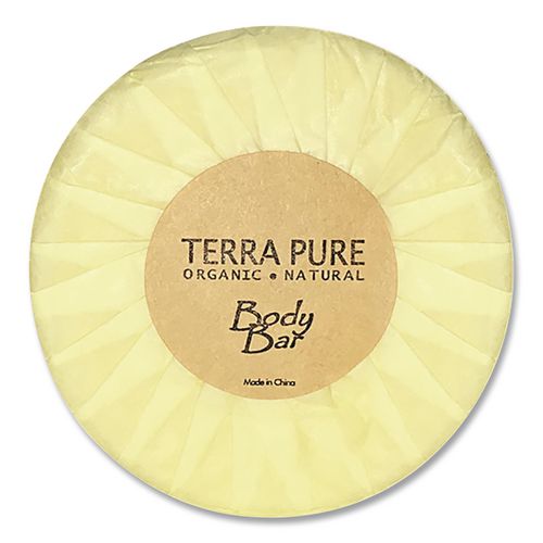 Image of Diversified Hospitality Solutions TPPWBB125 Terra Pure Cleansing Bar, Green Tea Lemongrass, 1.25 oz, 350/Carton