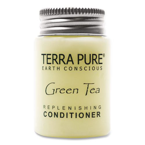Image of Diversified Hospitality Solutions Terra Pure Conditioner Jam Jar, Green Tea Lemongrass, 1 oz Jar, 300/Carton