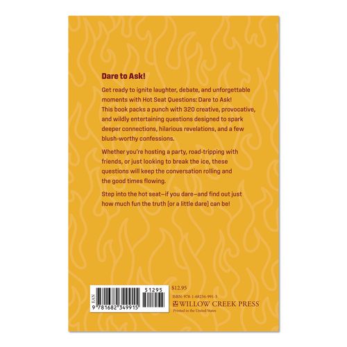 Image of Willow Creek Press 49915 Hot Seat Questions Softcover Book, Paperback, 112 Pages