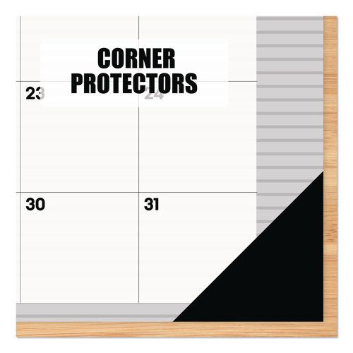 Image of Willow Creek Press 57131 Pinstripe Small Monthly Desk Pad Calendar, 17 x 12, White/Gray Sheets, Black Headband, Black Corners, 12-Month (Jan-Dec) 2026