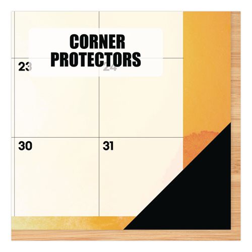 Image of Willow Creek Press 57155 Rainbow Gradient Small Monthly Desk Pad Calendar, 17 x 12, White Sheets, Black Headband/Corners, 12-Month (Jan to Dec): 2026