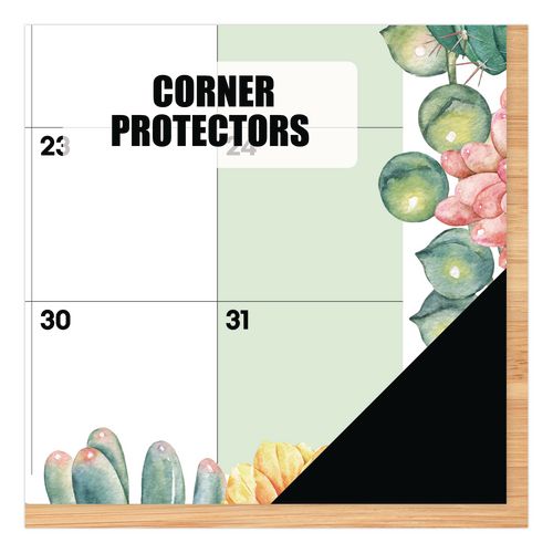 Image of Willow Creek Press 57162 Succulents Small Monthly Desk Pad Calendar, 17 x 12, White Sheets, Black Headband/Corners, 12-Month (Jan to Dec): 2026