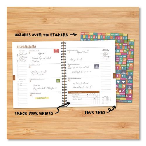 Image of Willow Creek Press 58473 Who's Afraid of Little Old Me? Weekly/Monthly Planner, 11 x 8.5, Pink Cover, 12-Month (Jan to Dec): 2026